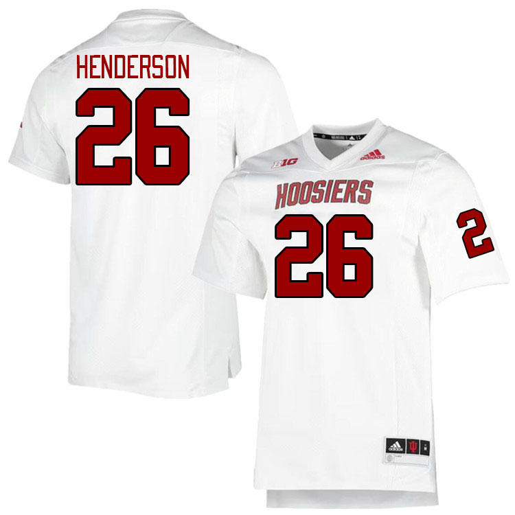 Men #26 Josh Henderson Indiana Hoosiers College Football Jerseys Stitched-Retro